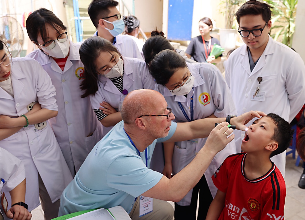 Operation Restore Hope on site at the hospital in Hanoi