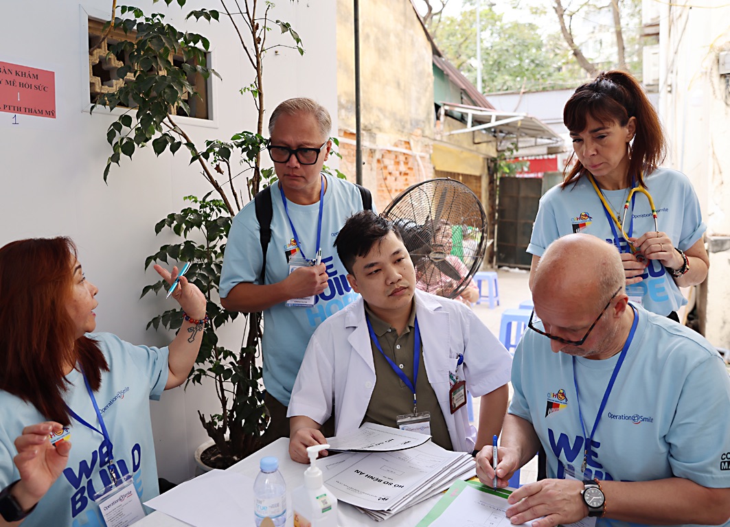Operation Restore Hope on site at the hospital in Hanoi