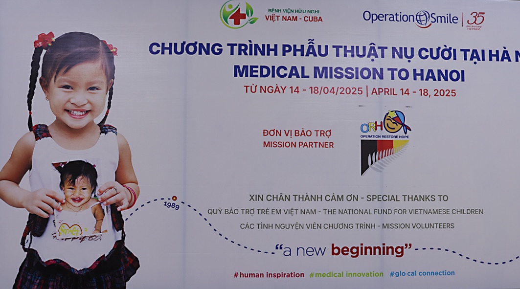 Operation Restore Hope on site at the hospital in Hanoi