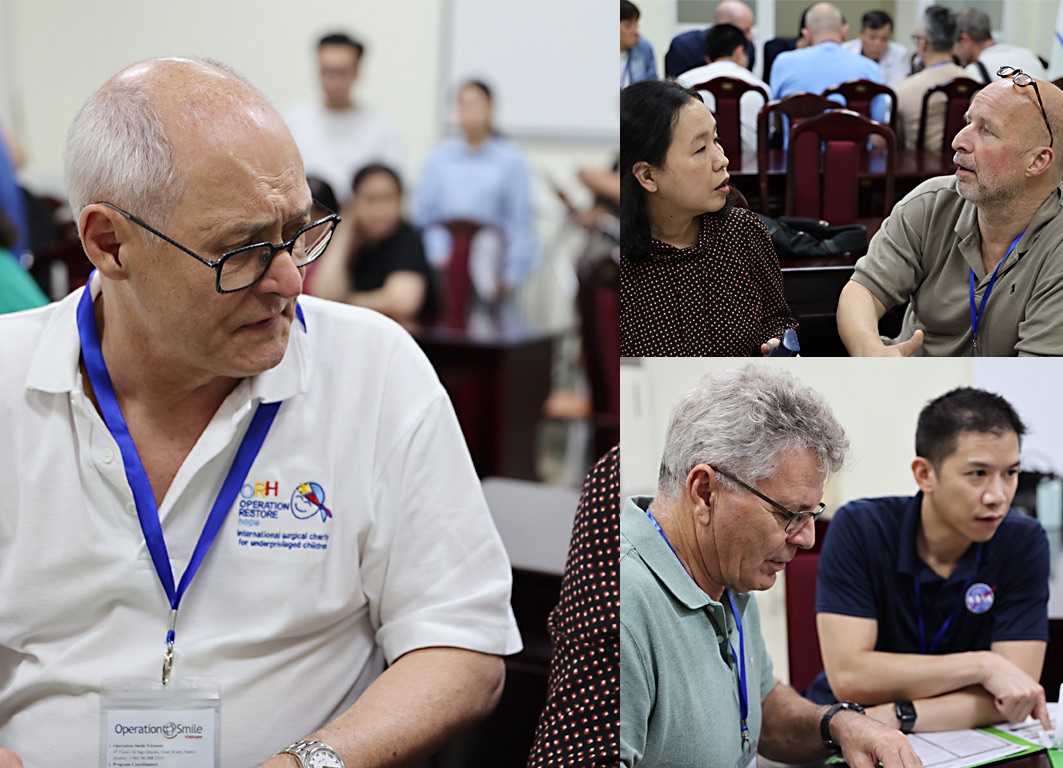 Tristan de Chalain - Operation Restore Hope on site at the hospital in Hanoi